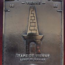 Plakette Bronzeplakette Rallye Monte Carlo 1